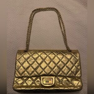 Chanel Gold Handbag